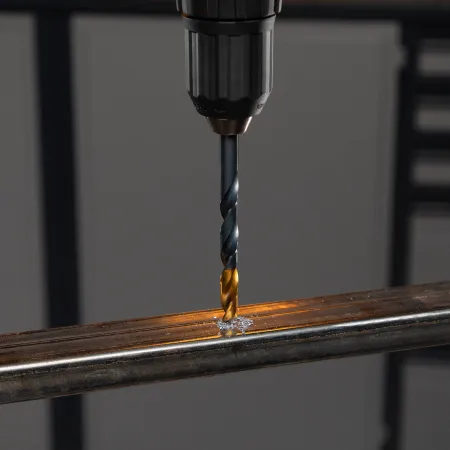 Сверло по металлу DENZEL 9 мм, HSS-Tin, Golden Tip, 8 шт.