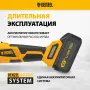 Машина углошлифовальная аккумуляторная бесщеточная DENZEL BLG-IB-18-125-4, Li-ion, 18 В