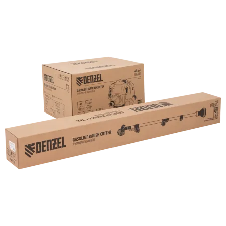 Триммер бензиновый DENZEL DR-43S, 43 см3, разъемная штанга