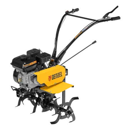 Мотоблок DENZEL DPT-170, 7 л.с., ремен.сцеп, шир 85 см, глуб 35 см,фрез 3х3,ШОМ,скор 2В/1Н,кол 8"