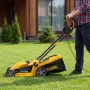 Газонокосилка электрическая DENZEL GM-1800, 1800 Вт, ширина 38 см, 6 уровней, 40 л