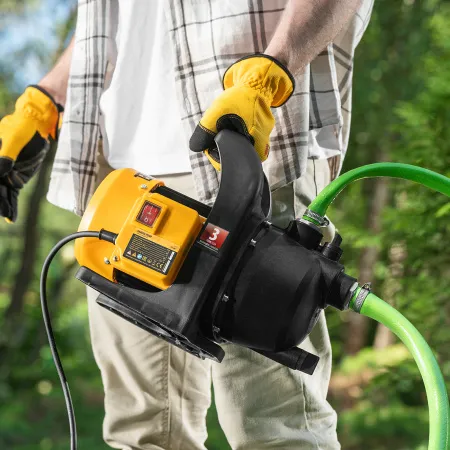 Садовый поверхностный насос DENZEL GPL600, 600 Вт, 3000 л/ч, подъем 35 м, пластик