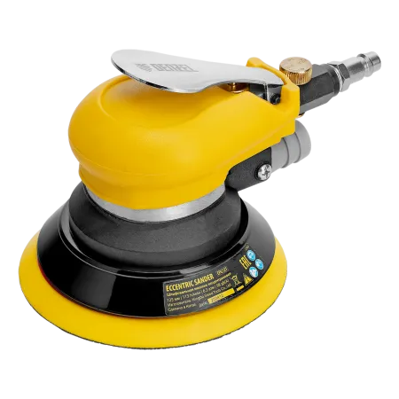 Эксцентриковая шлифовальная машина DENZEL EPG125, 125 мм, 9000 об/мин, 5 мм, 113 л/мин