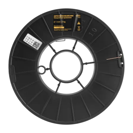 Омедненная проволока Denzel ER70S-6, диам. 1 мм, 5 кг, диам. катушки D200