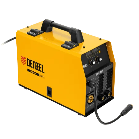 Аппарат инвертор. полуавтомат. cварки DENZEL IMIG-160 Synergy, 160 А, ПВ 60%, катушка 5 кг