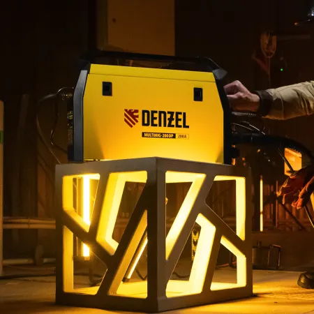 Аппарат инвертор. полуавтомат. сварки DENZEL MultiMIG-200DP Synergy Double Pulse, 200 А, ПВ 80%