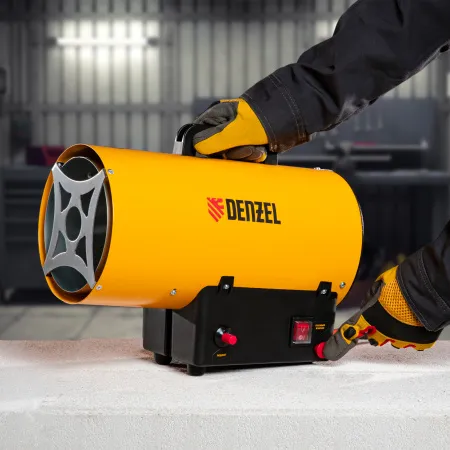 Газовая тепловая пушка DENZEL GHG-15, 15 кВт, 500 м3/ч, пропан-бутан
