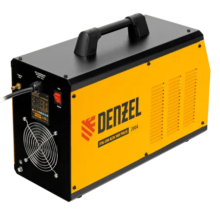 Аппарат инвертор. аргонодуговой сварки DENZEL ITIG-200 ACDC Mix Pulse, 200 А, ПВ 60%
