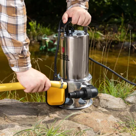 Дренажный насос DENZEL DP1100X, 1100 Вт, высота подъема 11 м, 15500 л/ч