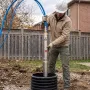 Скважинный насос DENZEL DWC-4-80, 1500 Вт, 5700 л/ч, напор 80 м, центробежный, диаметр 4