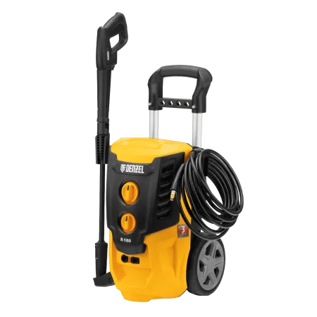 Моечная машина высокого давления DENZEL R-180, 2200 Вт, 180 бар, 380 л/ч, колесная