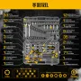 Набор инструментов DENZEL 1/2", 1/4", CrV, S2, пластиковый кейс, 194 предмета