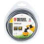 Леска для триммера DENZEL армированная алюминием квадратная, 2,7мм х 15м, блистер ALUFLEX