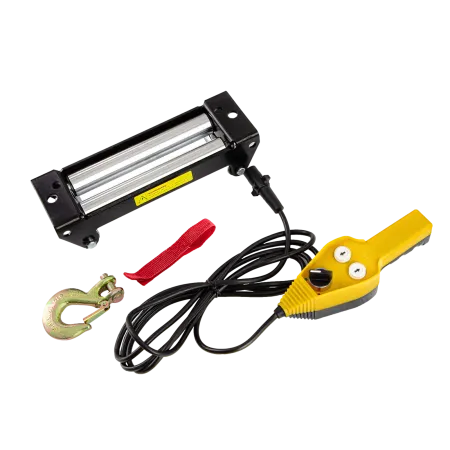 Лебедка автомобильная электрическая DENZEL LB-3000.3.6 т, 3.4 кВт, 12В