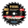 Пильный диск по дереву DENZEL ф216 х 20 мм, 24 зубьев