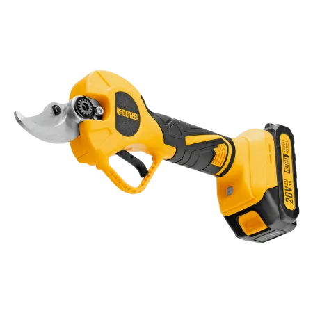 Секатор аккумуляторный, бесщет. DENZEL, CP-40BL, Li-Ion, 20 В, лезвия SK5