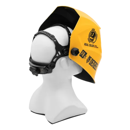 Щиток защитный лицевой DENZEL (маска сварщика) F8, см. окно 100х50, Real Color, DIN4/5-8/9-13