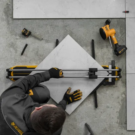 Плиткорез DENZEL 1000х14мм, цельнометал. напр., каретка на подш., стальная станина, рукоятка-пенал