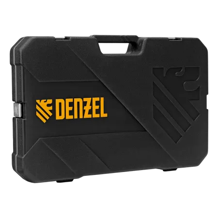 Набор инструментов DENZEL 1/2", 1/4", 3/8", CrV, S2, пластиковый кейс, 144 предмета