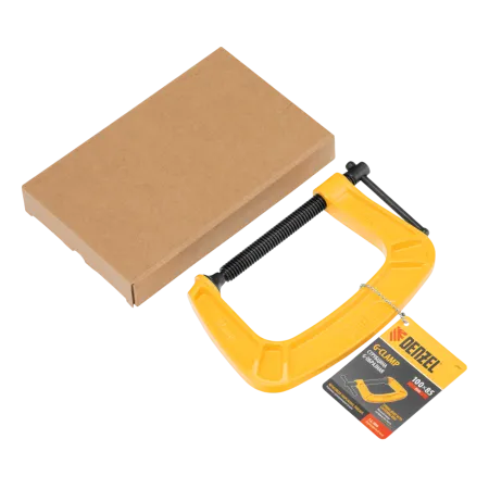 Струбцина DENZEL G-образная, усиленная, 100 мм