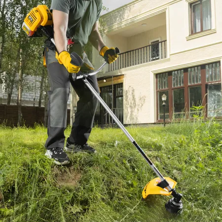 Триммер бензиновый DENZEL DT 33, 33 см3, 1.8 л.с, неразъемная штанга