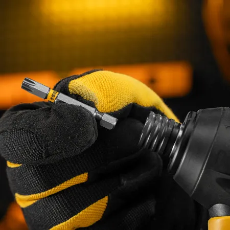 Бита DENZEL TX 40х50, сталь S2, шестигранный профиль, 10 шт. Е 6,3