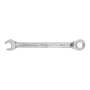Ключ комбинированный трещоточный DENZEL, 11 мм, CrV, матовый хром