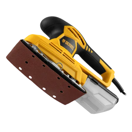 Машина плоскошлифовальная вибрационная DENZEL VS-90-187, 240 Вт, 6000-11000 об/мин