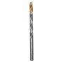 Сверло спиральное по металлу DENZEL 12 x 205 мм, Р6М5, Golden Tip, удлиненное