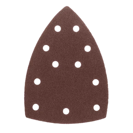 Треугольник абразивный на ворc. подложке под "липучку", перф., P 80, 150х150х100 мм, 5 шт. Denzel