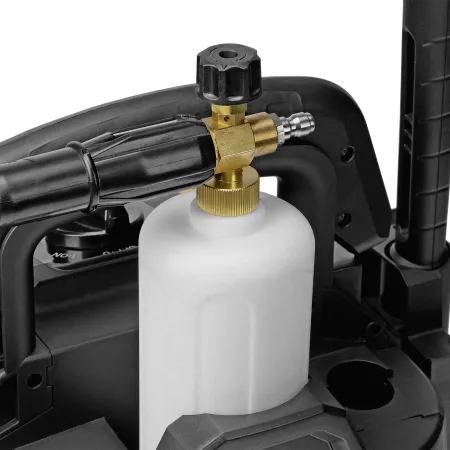 Моечная машина высокого давления DENZEL R-230iD, 3300 Вт, 230 бар, 600 л/ч, асинхронный двигатель, с барабаном