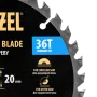 Пильный диск по дереву DENZEL ф190 х 20 мм, 36 зубьев