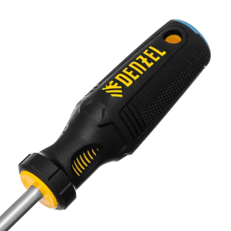 Отвертка DENZEL SL8x150 мм, S2, 3к рукоятка