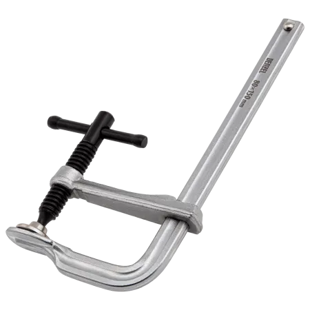 Струбцина DENZEL F-образная, 80x150мм, кованая