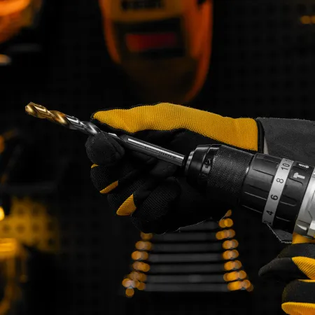 Сверло спиральное по металлу DENZEL 10 x 133 мм, Р6М5, Golden Tip 