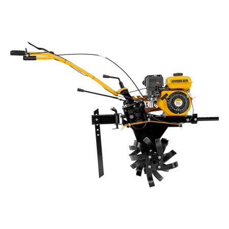 Мотоблок DENZEL DPT-370S, 7 л.с., ремен.сцеп, фрез 3х4, ШОМ, передачи 3В/1Н