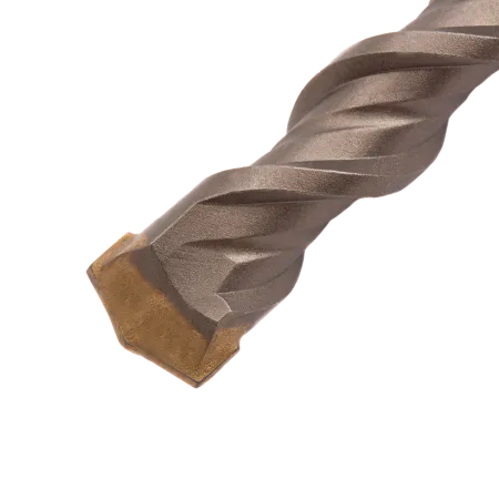 Бур по бетону DENZEL 705055, 22 x 600 мм, двойная спираль, три пылеотводящие кромки