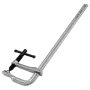 Струбцина DENZEL F-образная, 80x300мм, кованая