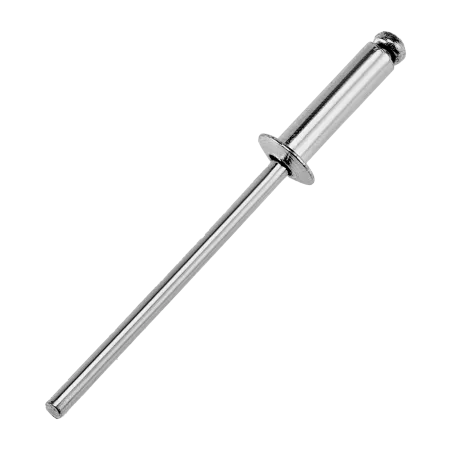 Заклепки алюминиевые DENZEL 1/8"-1/2", 3 х 12 мм, 50 шт