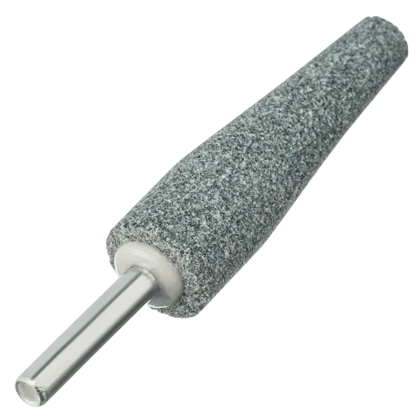 Шарошка абразивная DENZEL конус удлиненный, для дрели (ПШМ), 19 x 60 мм, хвостовик d6 мм, 63С