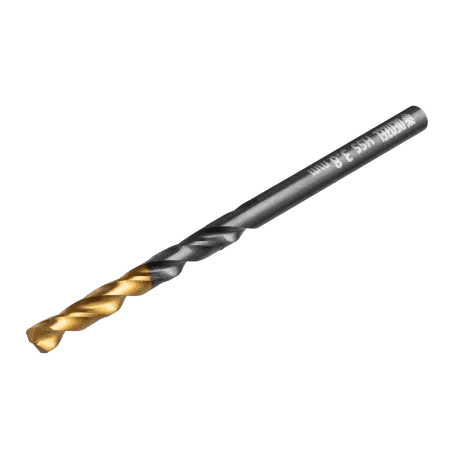 Сверло по металлу DENZEL 3,8 мм, HSS-Tin, Golden Tip, 10 шт.