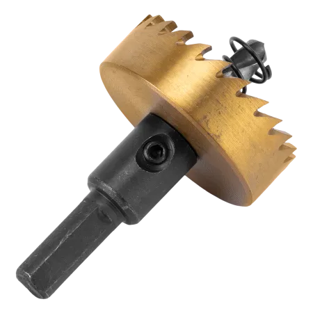 Коронка по металлу DENZEL 724114, 42 мм, HSS, нитридтитановое покрытие