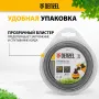 Леска для триммера DENZEL 96216 двухкомпонентная звезда, 2,0мм х 15м, FLEX CORD, DENZEL