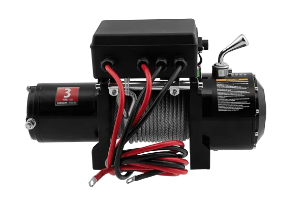 Лебедка автомобильная электрическая DENZEL LB- 2200, 2,2 т, 3,3 кВт, 12 В