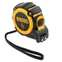 Рулетка DENZEL 31521 5м х 19мм, автоматич. фиксац., нейлон. покрытие, магнит. зацеп, двухстор. разметка