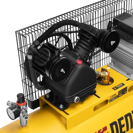 Компрессор воздушный DENZEL BCV2300/100, 2.3 кВт, ременный привод, 100 литров, 440 л/мин