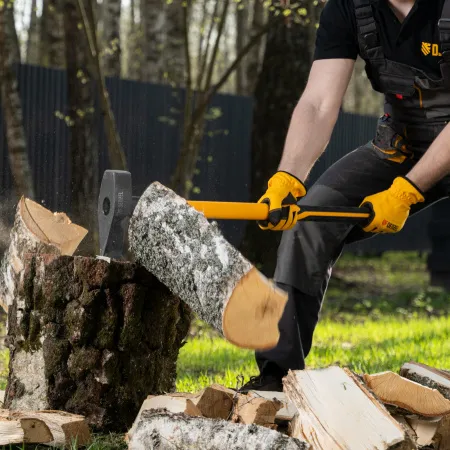 Колун-кувалда DENZEL 3000 г, кованая, фибергласовая  рукоятка c TPR покрытием, 880 мм