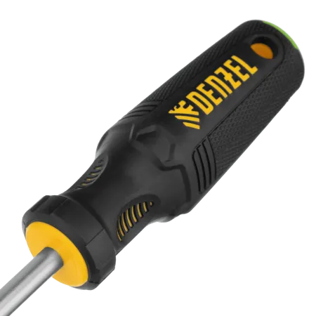 Отвертка DENZEL PZ3x150 мм, CrV, трехкомпонентная рукоятка