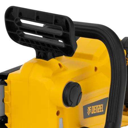 Аккумуляторная цепная пила DENZEL RCS400-36, Li-ion, 36 В, 4 Ач, шина 400 мм, бесщеточная