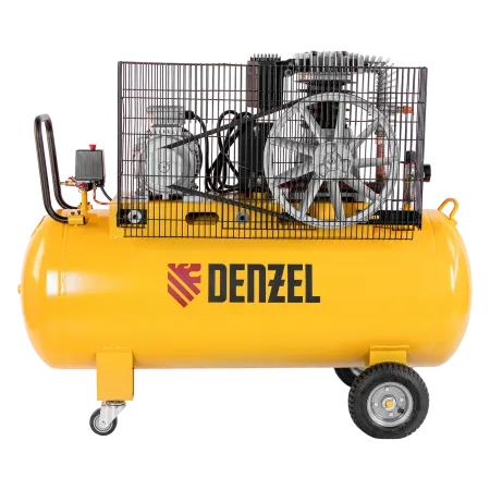 Компрессор воздушный DENZEL BCI4000-T/200, 4.0 кВт, ременный привод, 200 литров, 690 л/мин